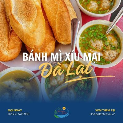 Bánh mì xíu mại Đà Lạt