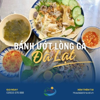 Bánh ướt lòng gà Đà Lạt