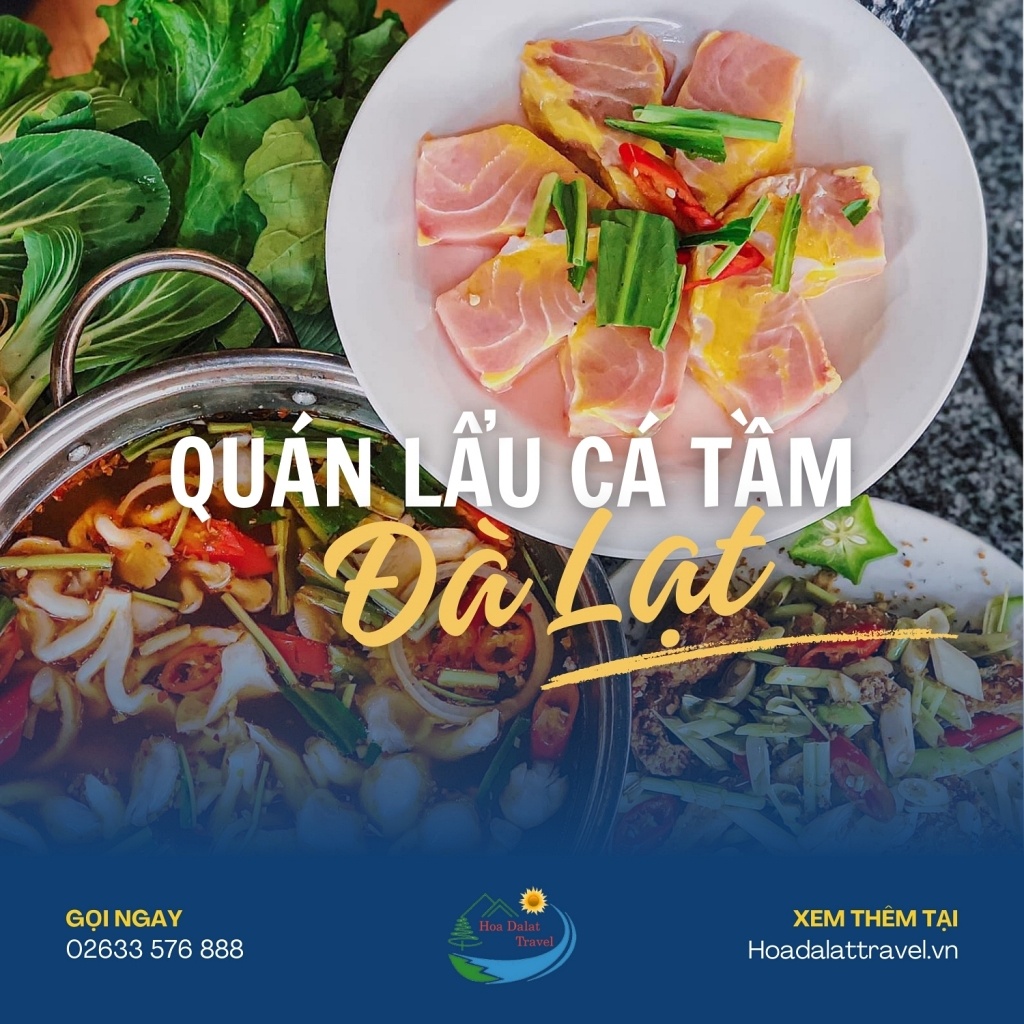 Quán lẩu cá tầm Đà Lạt