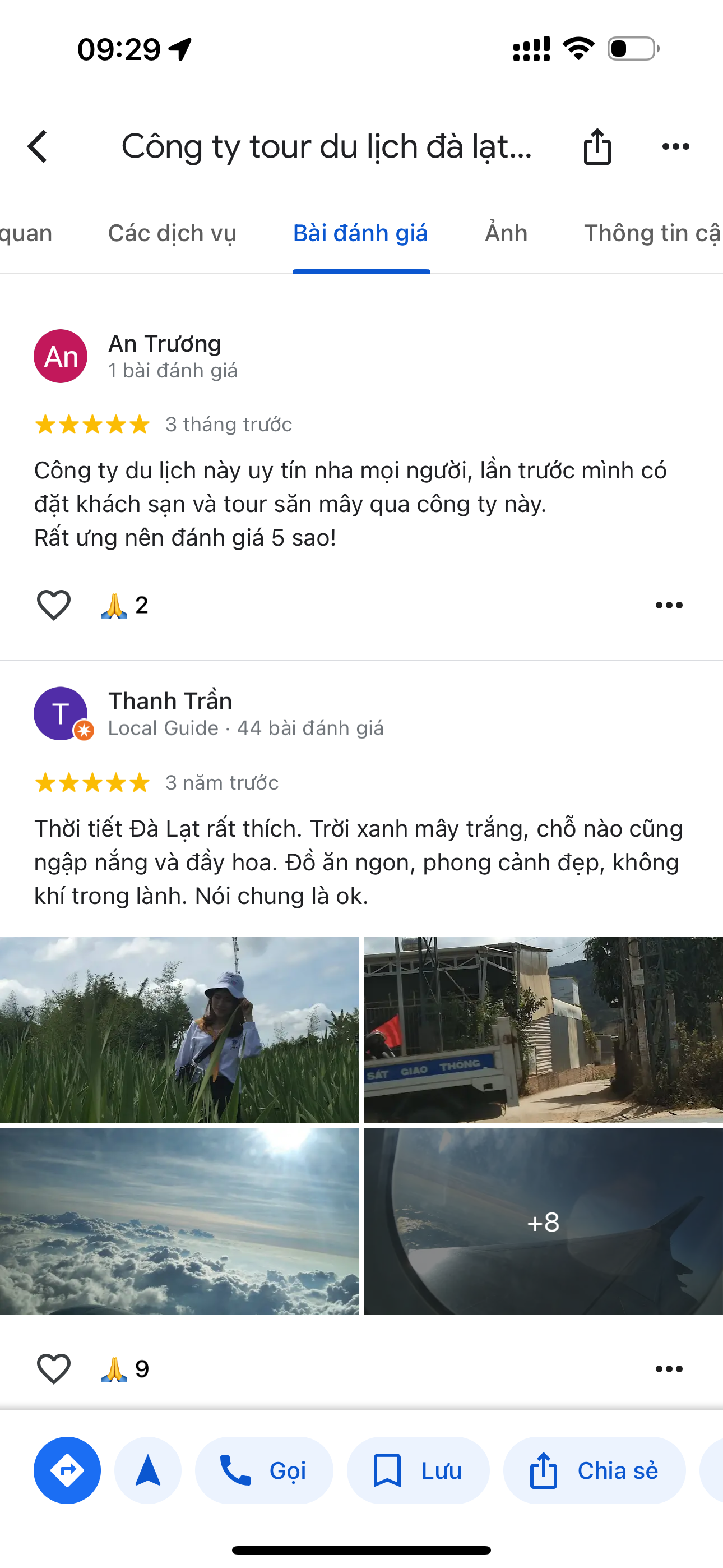 Đánh giá của khách