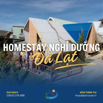 Homestay nghỉ dưỡng Đà Lạt