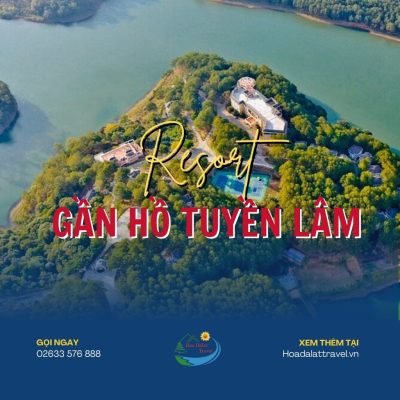 Resort gần hồ Tuyền Lâm