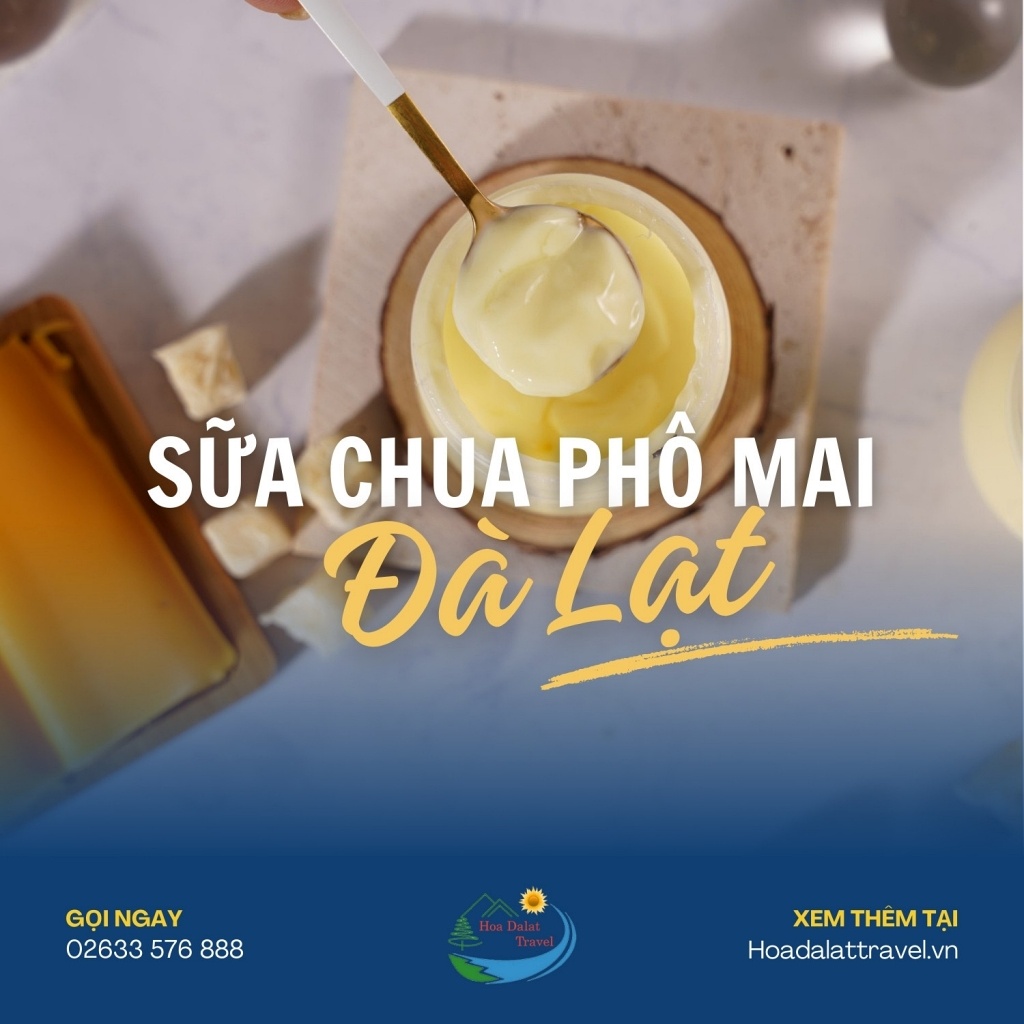 Sữa chua phô mai Đà Lạt