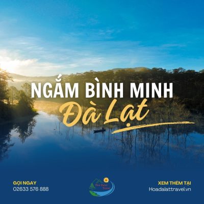 Ngắm bình minh ở Đà Lạt